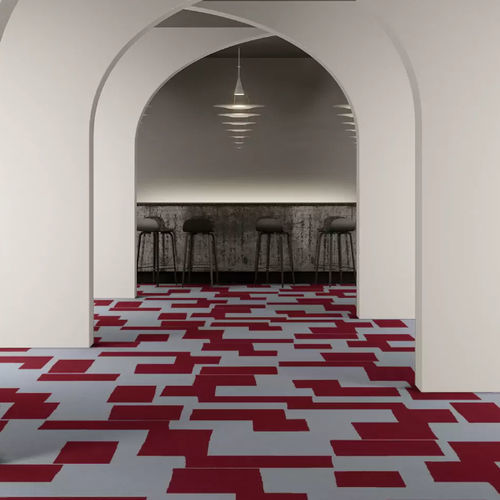 Moquette tuftée - SHE LB6 - EGE CARPETS - en laine / à motif géométrique / grise