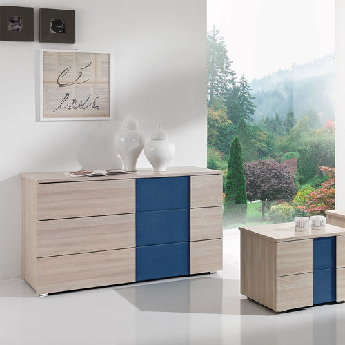 Commode contemporaine - RIGA - GIESSEGI - en bois / non spécifié / bleue