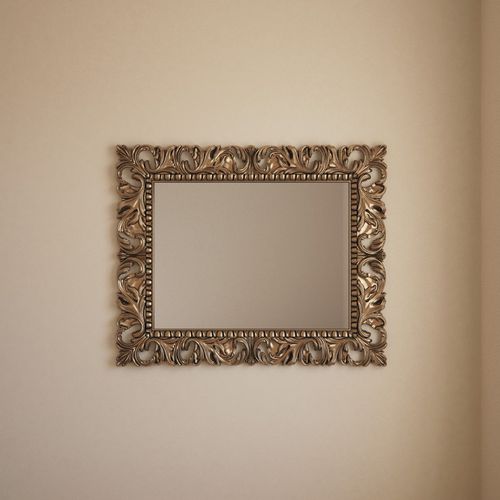 Miroir mural - GIESSEGI - classique / rectangulaire / en métal