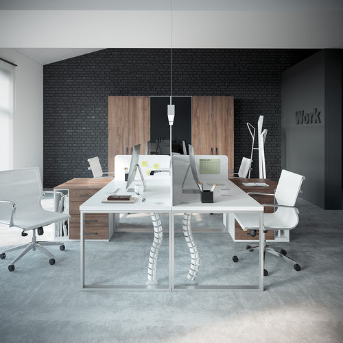 Bureau pour open space - OF 51 - GIESSEGI - contemporain / en mélaminé