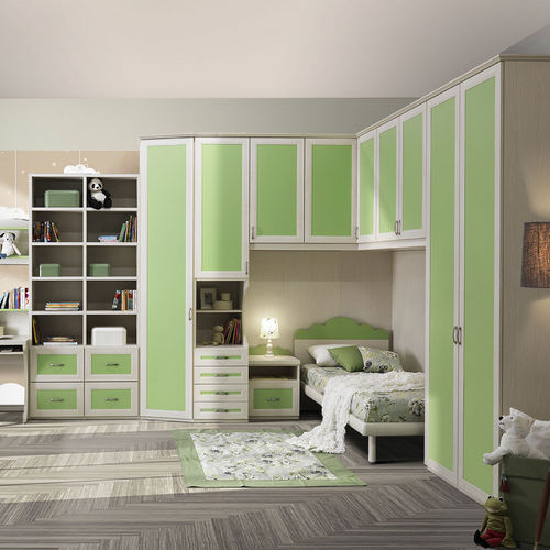Chambre d'enfant verte - OLD CC07  - GIESSEGI - en bois laqué / mixte