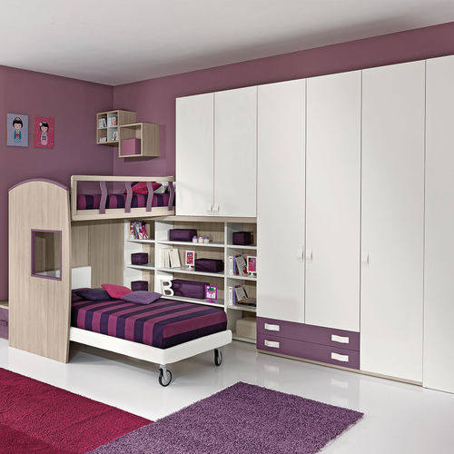 Chambre d'enfant blanche - CM02  - GIESSEGI - pour fille