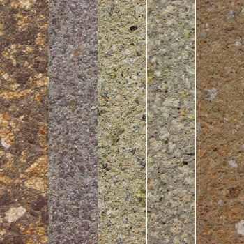 Bardage en panneaux - BUSH HAMMERED - Styl-Comp - en marbre / en granit / nervuré
