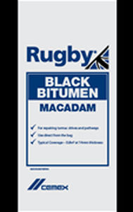 Mastic à base de bitume - RUGBY BLACK BITUMEN MACADAM - Cemex