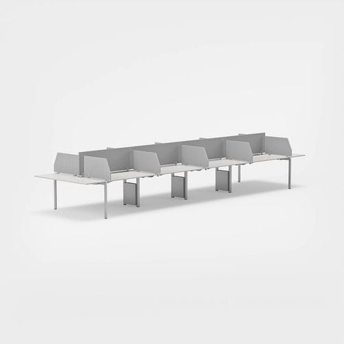 Bureau pour open space - NEXUS - KINNARPS - contemporain / en stratifié / professionnel