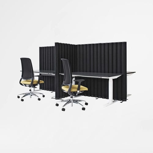 Bureau pour open space - SERIES[P] - KINNARPS - contemporain / en stratifié / en métal
