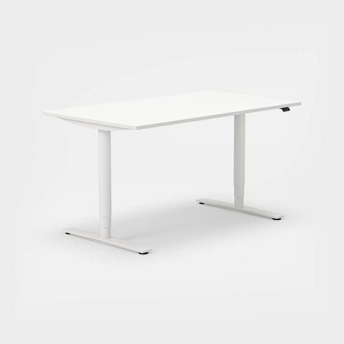 Table de travail contemporaine - OBERON - KINNARPS - en bois / rectangulaire / courbée