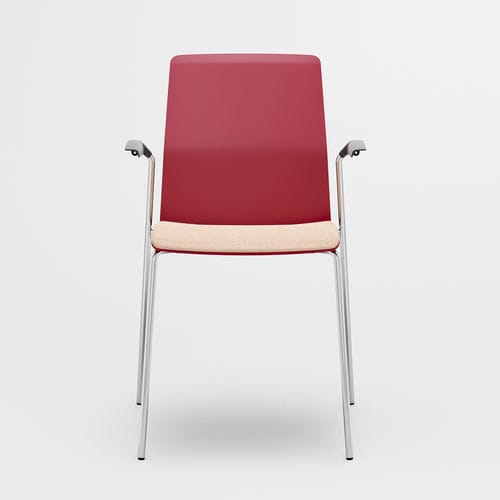 Chaise visiteur contemporaine - LEIA - KINNARPS - d'intérieur / en tissu / en plastique