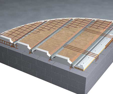 Plancher poutrelles-hourdis - Seacoustic - SEAC - en béton / en laine minérale / en plâtre