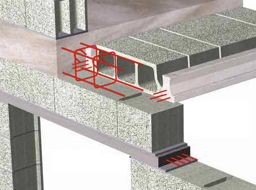 Pré-linteau en béton - SEAC - en béton précontraint / porteur