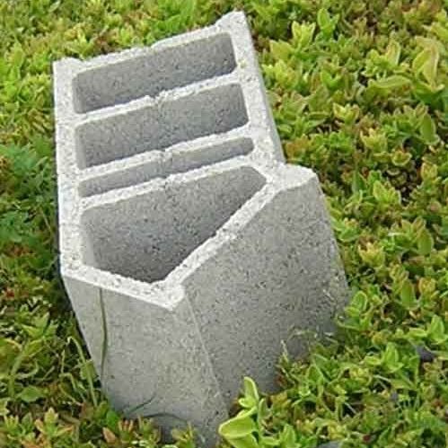 Bloc de béton creux - SEAC - pour mur / coupe-feu / monomur