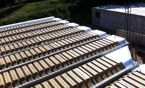 Plancher poutrelles-hourdis - EBS+ - SEAC - en béton / entrevous en bois / pour maison