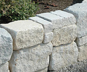 Bordure de jardin - Indiana Limestone Company - en pierre / en hauteur