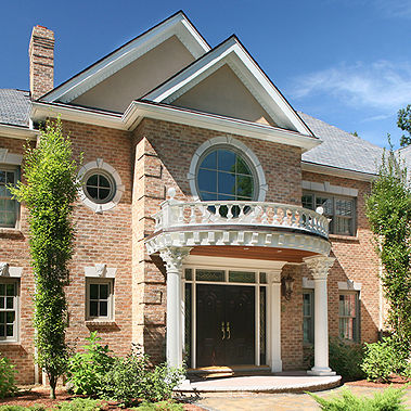 Brique de parement de terre cuite - BRIDGEPORT BLEND - Belden Brick - pour façade / antique
