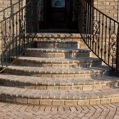 Pavé en terracotta - CRESTLINE - Belden Brick - texturé / antidérapant / pour espace public