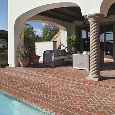 Pavé en terracotta - BELCREST - Belden Brick - d'extérieur / texturé / piéton