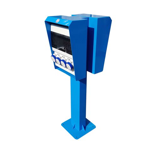 Borne de distribution électrique - SIMPLY - New VMR S.r.l. - en inox / pour espace public / pour parking