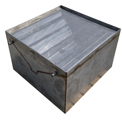 Siphon de sol en inox - New VMR S.r.l. - en fonte / de voirie / avec grille