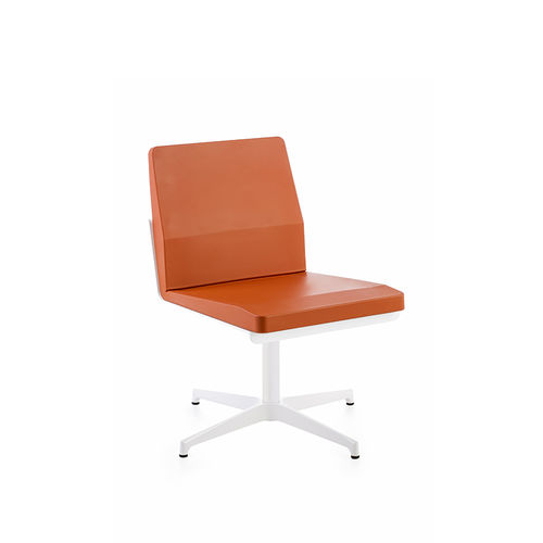 Chauffeuse contemporaine - CALMA - DILEOFFICE - en métal / en plastique / noire