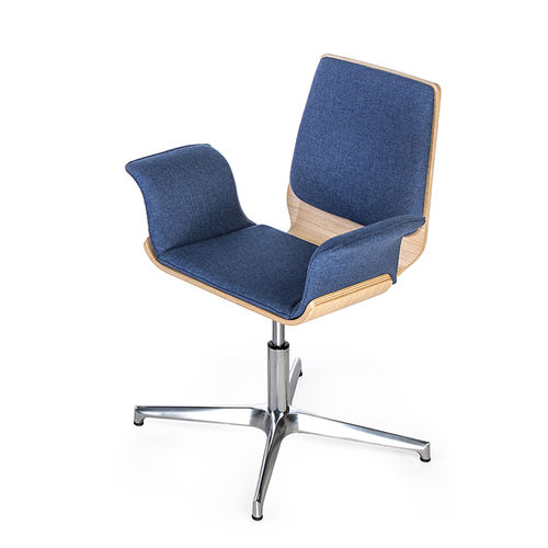 Chaise visiteur contemporaine - SPERA - DILEOFFICE - d'intérieur / en tissu / en bois