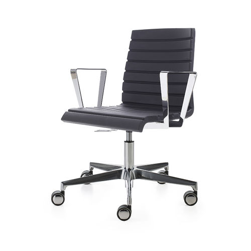 Chaise visiteur contemporaine - TOP+ - DILEOFFICE - d'intérieur / en bois / en métal