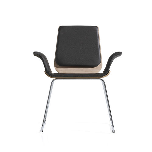 Chaise visiteur contemporaine - SPERA - DILEOFFICE - d'intérieur / en bois / en métal