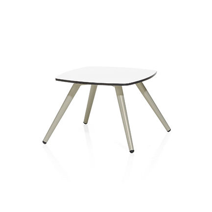 Table basse contemporaine - AITA - DILEOFFICE - en métal / en HPL / carrée