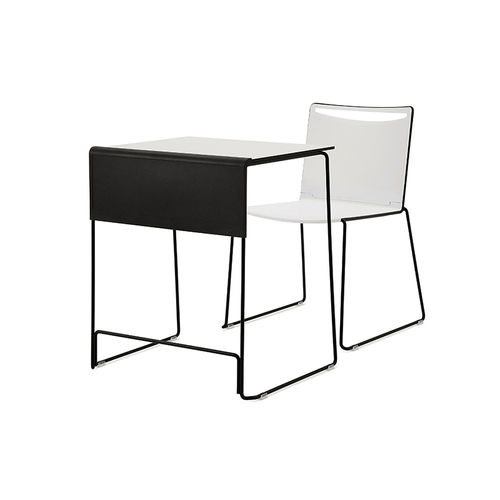 Table contemporaine - SPLASH - DILEOFFICE - en métal / en plastique / avec piètement en plastique