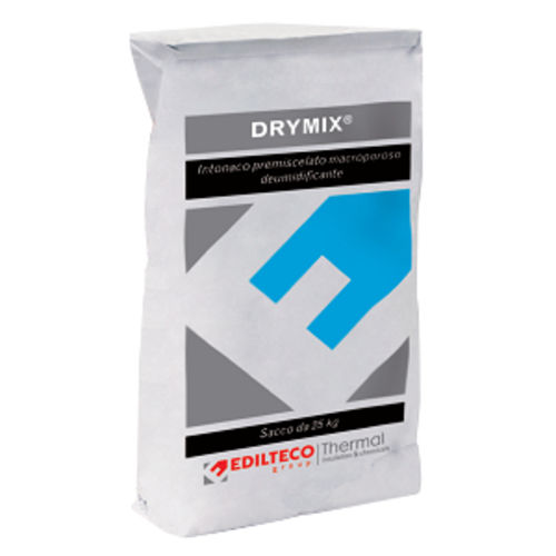 Enduit de déshumidification - DRYMIX - EDILTECO Group - d'extérieur / pour plâtre / à base de ciment