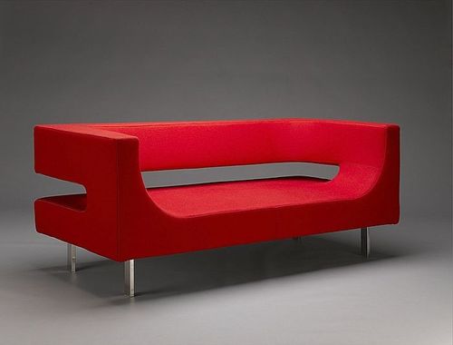 Canapé modulable - SSS! - mminterier - contemporain / en tissu / en cuir