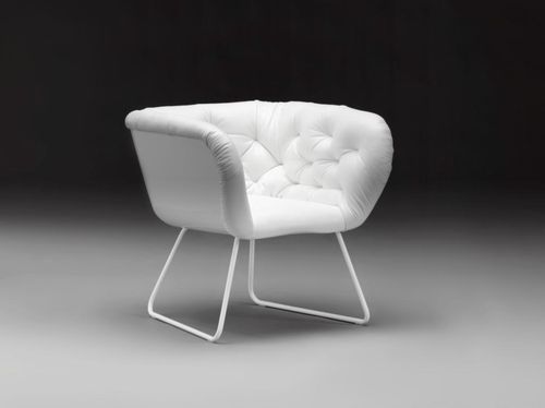 Fauteuil contemporain - NO.3 - mminterier - en tissu / luge