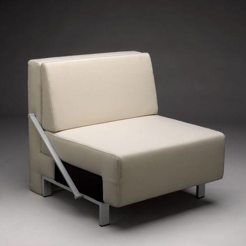 Chauffeuse lit - COLOMBO - mminterier - contemporaine / en tissu / en bois