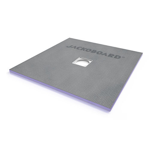 Receveur de douche carré - JACKOBOARD® AQUA FLAT - Jackon Insulation - à carreler / en polystyrène extrudé
