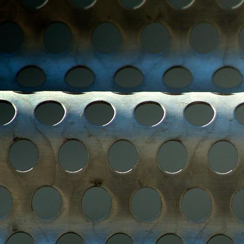 Tôle perforée - Corrugated Metals, Inc. - ondulée / décorative / pour bardage
