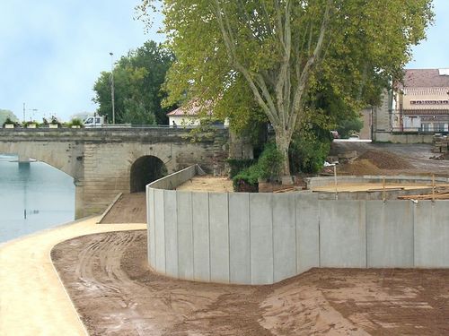 Mur de soutènement en béton armé - 125 / 125+ SERIES - Chapsol - modulaire / préfabriqué