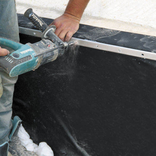Membrane d'étanchéité pour fondation - Flexirub - de protection / en rouleau / en EPDM