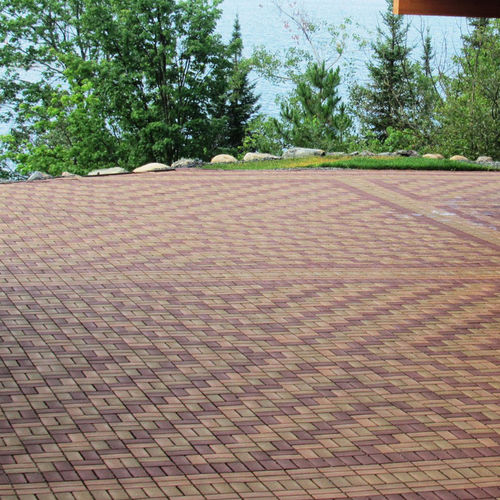 Pavé en composite - PERMEABLE - AZEK Building Products - drainant / en matières recyclées