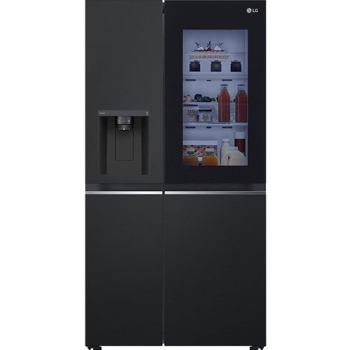 Réfrigérateur congélateur américain - InstaView™ - LG Electronics - à rideau d'air / résidentiel / en pose libre