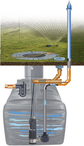 Kit de récupération d'eau de pluie pour jardin - QUICK - GreenLife