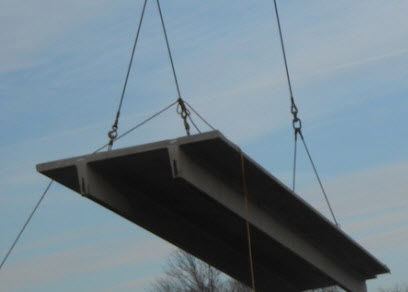 Poutre à double T - Nitterhouse - préfabriquée / en béton précontraint / pour plancher