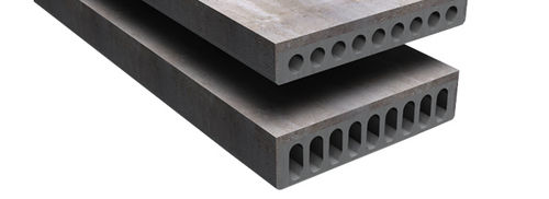 Dalle de plancher préfabriquée en composite - COMPOSITE FLOORS - Bison - en béton / alvéolée