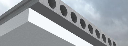 Dalle de plancher préfabriquée en béton armé - INSULATED FLOORS - Bison - isolante / alvéolée