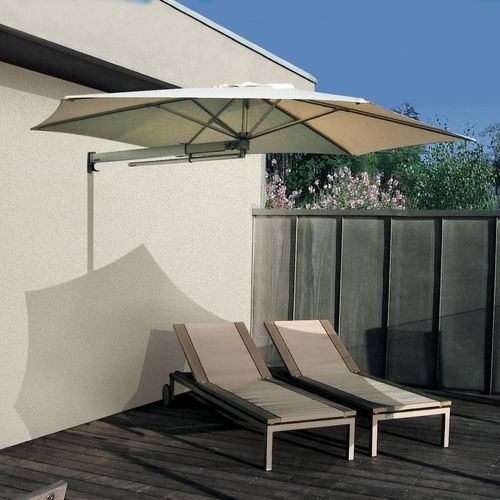 Parasol mural - P3 - PROSTOR - rond / orientable / télescopique