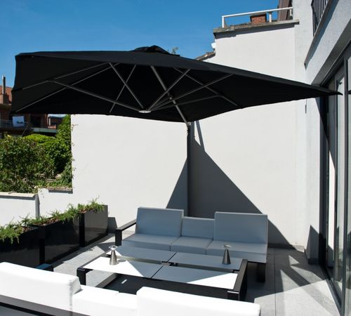 Parasol mural - P7  - PROSTOR - carré / rond / orientable