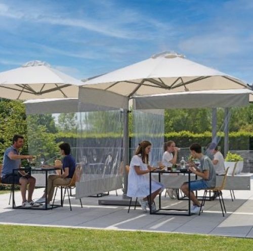 Système de protection flexible - COVID-19 - PROSTOR - léger / translucide / pour parasol