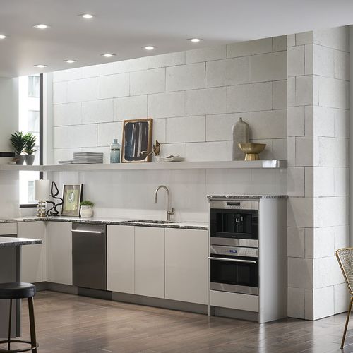 Parement en pierre calcaire - MARQUEE24 - Eldorado Stone - intérieur / extérieur / à coller