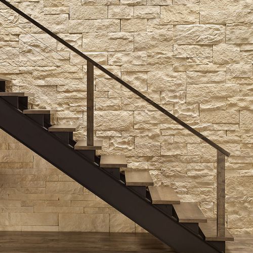 Parement de pierre - CUT COARSE STONE® - Eldorado Stone - intérieur / extérieur / résidentiel