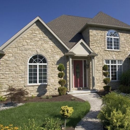 Parement en pierre calcaire - YORK - Eldorado Stone - intérieur / extérieur / à coller