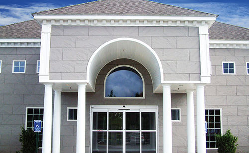 Plaquette de parement en pierre - SANDSTONE™ GENTLE GRAY - NICHIHA FIBER CEMENT - extérieure / aspect pierre