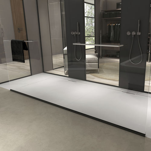 Receveur de douche rectangulaire - UNIQUE - HIDROBOX by absara - à encastrer / à fleur de sol / extra plat